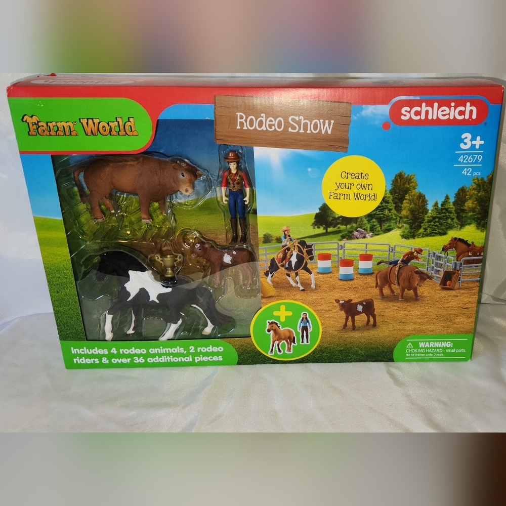 Schleich Farm World Rodeo Show Playset - Multicolor